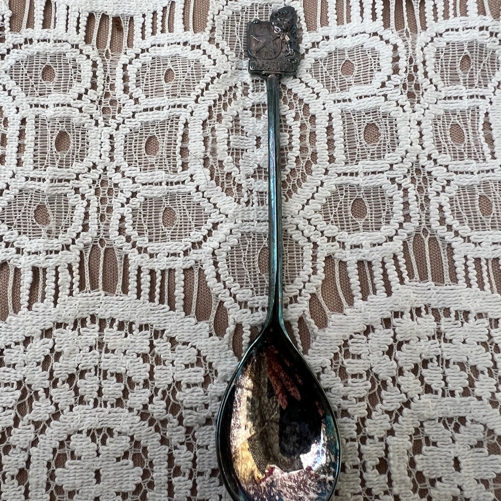 VINTAGE STERLING SILVER MAASTRI CHT NETHERLANDS
SOUVENIR SPOON
